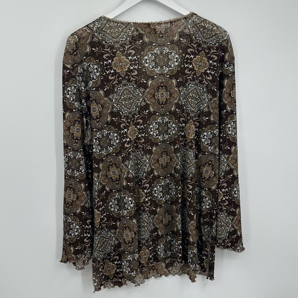 Faded Glory Vintage Y2K Fairycore Blouse Size 18 Early 2000s Boho - Picture 6 of 7